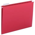 thumbnail image 1 of Business Source BSN03175 Dossiers Suspendus 0.2 Coupé, Rouge - Lot de 25, 1 of 1
