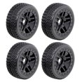 thumbnail image 3 of 4pcs 109mm Wheel Tyre 17mm Hex For 1/8 Arrma Traxxas Redcat Kyosho Afortunado Sencillez, 3 of 5