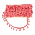 thumbnail image 2 of Belagio 3/4" Wide x 25 Yards, Pom Trim, 1 Bolt, Dusty Rose, 2 of 3