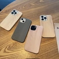 thumbnail image 2 of Compatible with iPhone Case,Classy Natural Wood Grain Design Protection Soft Shockproof Cover Phone Case (Brown,iPhone 12), 2 of 6