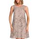 thumbnail image 1 of Easygdp Rose Gold Marble Texture para Vestido Transpirable de Mujer, Vestido Suelto de Manga Corta con Pliegues y Bolsillos para el Verano, 1 of 7