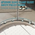 thumbnail image 6 of Sunny Shower 38'' x 72'' Neo-Round Sliding Shower Door Enclosure in Chrome Finish 1/4 in.Clear Glass, 6 of 7