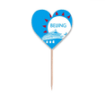 thumbnail image 1 of China Beijing Tian An Silhoutte Toothpick Flags Heart Lable Cupcake Picks, 1 of 3