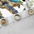 thumbnail image 4 of Manfei Wild Animal Turtle Blackout Curtains Set of 2 (52x84 Each),Zebra Lions Giraffe Window Curtains,Cute Zoo Animal Curtains and Drapes For Girls Kids,Breathable Home Decor, 4 of 6