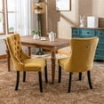 thumbnail image 4 of Leiln.z Vintage Velvet High-Back Dining Chairs 2-Piece Set Vintage Parson Chairs for Living Room, Dining Room, 4 of 5