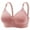 Pink, variant on Wiyuqeen Bras for Women Plus Size Support T-shirt Bras Cotton Padded Bralettes Shapewear Breathable Full Figure Bras