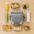 thumbnail image 5 of Portable Lunch Cooler Bag Insulated Lunch Box With Strap Handle Thermal Food Storage Tote Office Travel Picnic Camping Outdoor Carrying Organizer Reusable Meal Carrier, 5 of 6