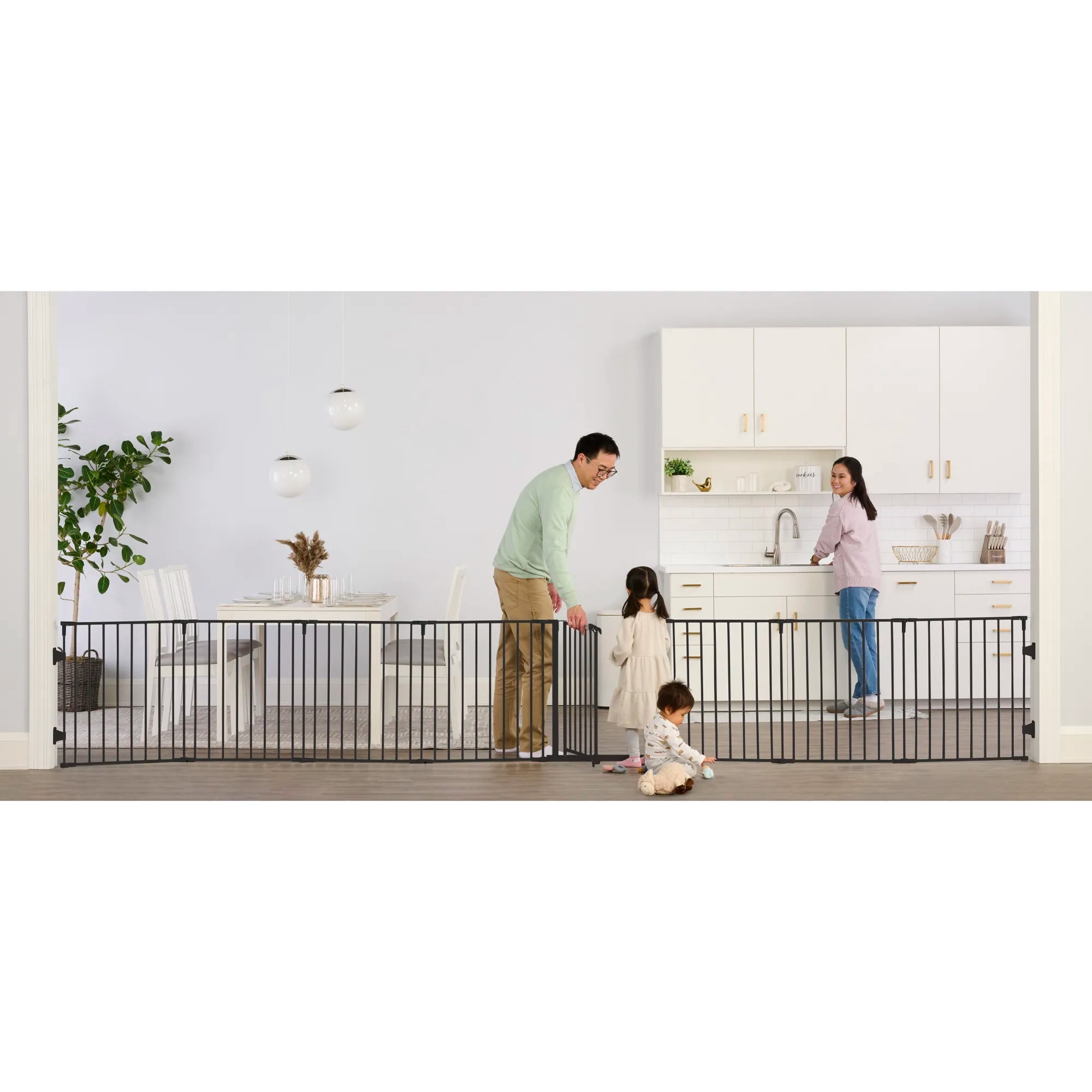 Regalo 194 Inch Super Wide Baby Gate and Play Yard with 8 Panels