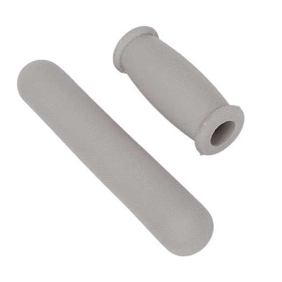 Muletas De TPU Antideslizantes Acolchadas Extragruesas, Almohadillas De Repuesto, Agarre Cómodo Y Duradero, Muletas De Aluminio Estándar Para Mano En Axila