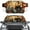 Bear Tree Wood American Flag, variant on FORUDESIGNS Black Cat Pattern Windshield Snow Cover for Cars Heavy Duty Freeze Protector for Auto Car Windshield Frost Cover Winter Car Accessories for SUVs, Vans