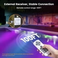 thumbnail image 2 of Luz para piscina SURAIELEC LED RGB 12V CA de 25 cm con control remoto, 2 of 8