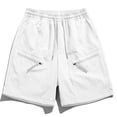 thumbnail image 4 of vigerkar Women's Lightweight Hiking Cargo Shorts Quick Dry Athletic Shorts Camping Travel Golf Zipper Pockets Water Resistant (Light Gray, XL), 4 of 9