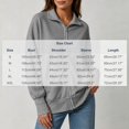 thumbnail image 2 of DISKEBUISS Women's Ribbed Full Zip Up Jacket Stand Collar Long Sleeve Sweatshirt Coat with Thumb Holes & Pockets for Fall Winter, 2 of 7