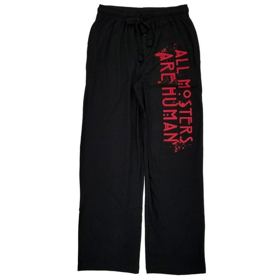 American Horror Story Mens All Monsters Are Human Lounge Pants Pajama Bottoms M