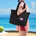 thumbnail image 5 of Qocolhg Beach Bag Tote for Women, Waterproof Large Tote Bag with Dry Wet Separated for Beach, Pool Boat, Groceries, Sports, Beach Essentials, 5 of 6