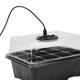 thumbnail image 3 of 5 Pcs Seed Starter Tray Transparent Lid Garden Propagator Germination Set for Seeds Growing Starting with LED Light Black, 3 of 5