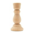 thumbnail image 6 of Wood Unpainted Candlesticks, Mini  3-inch with 1/2 inch Hole, Set of 50 Small Craft Candlesticks to Paint or Decorate, by Woodpeckers, 6 of 8