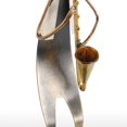 thumbnail image 3 of Cowboy Band Guitar Music Guitar Playing Metal Sculpture Handmade, 3 of 3