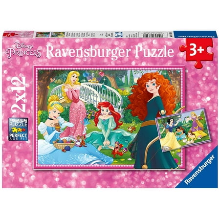 Ravensburger 2x12 Piece Puzzle WD Princess 076208