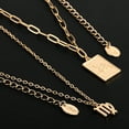 thumbnail image 5 of Claire's Teen Girls Gold Zodiac Virgo Necklace Set, Lobster Closure, 2-Pack, 5 of 6
