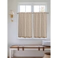 thumbnail image 2 of Pink Brown Floral Living Room Curtains 2 Panel, Spring Flowers Cafe Window Treatment, Farmhouse Bedroom Bathroom Kitchen Curtains Drapes 104"x45", 2 of 6