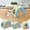 2Pcs Ceramic Hamster Hideout Under $5 a1, variant on CQCYD Ceramic Hamster Hideout, 4x3x3 Inch Cool Retreat Cave, Bite-Resistant Pet Shelter, Summer Cooling House for Dwarf Hamster Gerbil Mouse and Small Pet
