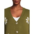 thumbnail image 4 of Just Polly Juniors' Daisy Button-Up Cardigan Sweater, 4 of 5