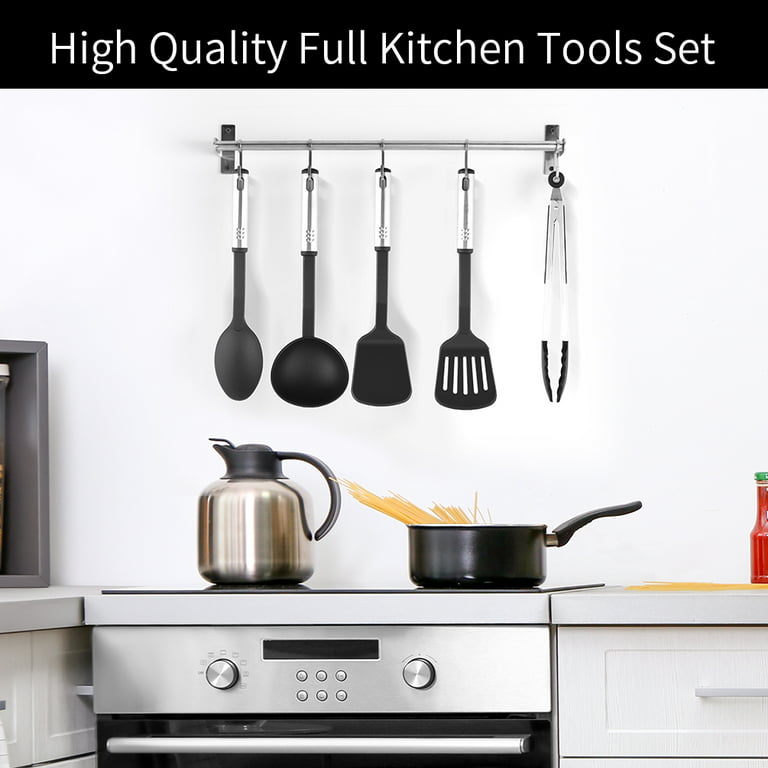 35 Piece Kitchen Utensil Set, Silicone and Stainless Steel Kitchen Cooking  Utensils, Gadgets Heat Resistant and Non Scratch Perfect for Nonstick