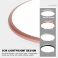 thumbnail image 6 of Tepsmf LED Flush Mount Ceiling Light Fixture, Waterproof 9 Inch Ultra-Thin Modern Round Fixture, Dimmable for Bedroom/Kitchen/Bathroom, 6 of 8