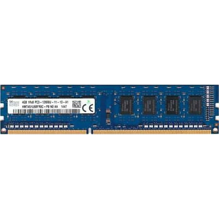 SK Hynix 4GB PC3-12800U 1600 MHz DDR3 SDRAM Desktop Memory HMT451U6BFR8C-PB