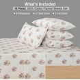 thumbnail image 6 of Ruvanti Flannel Sheets Full Size 6 Pcs - 100% Cotton Double Brushed Bed Sheets, Deep Pockets 16 Inches, All Seasons Breathable, Extra Soft & Comfy Full Size Sheets Set, Sowear, 6 of 7