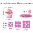 thumbnail image 4 of Soporte para magdalenas YestBuy Premium con forma de torre acrílica de 4 niveles, luz rosa, 4 of 5