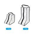 thumbnail image 3 of Uxcell Boots Storage Bag, Dust Proof Tall / Short Boots Carry Bags for Travel, Black 2 Pack, 3 of 6