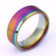 thumbnail image 1 of Anillo Unisex De Acero Inoxidable | Plano Mate De 8 mm De Ancho Temperamento, 1 of 4