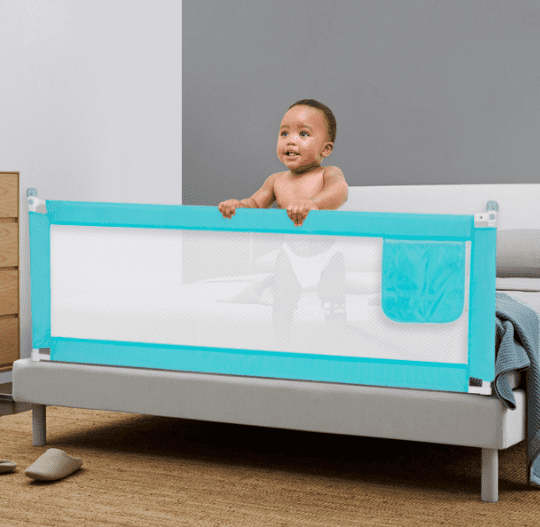 baby bed rail protector
