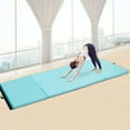 thumbnail image 2 of Costway 4'x10'x2'' Gymnastics Mat Thick Folding Panel Aerobics Gym Blue, 2 of 8