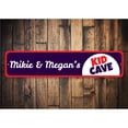 thumbnail image 1 of Kids Cave Novelty Sign, Metal Wall Decor - 4x18 inches, 1 of 4