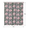 thumbnail image 5 of Pioneer Flower Floral Print Pattern Shower Curtain 72"x84", Bathroom Decorative Shower Curtain Set with 12 Hooks, Waterproof Washable, 5 of 6