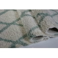 thumbnail image 4 of Ladole Rugs Geometric Trellis Simple Syle Carpet Comfortable Area Rug Carpet in Ivory-Water Green, 4 of 4