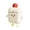 White, variant on YIGOUMY-Kawaii Trash Can, Funny Animal Design Waste Basket with Lid, Compact Trash Bin for Kitchen (Blue-A)