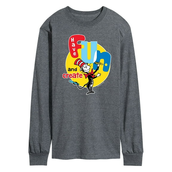 Dr. Seuss - Have Fun And Create - Men's Long Sleeve T-Shirt