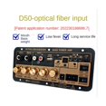 thumbnail image 2 of Placa amplificadora estéreo digital Bluetooth Subwoofer Micrófono dual Karaoke Amplificadores de coche Altavoz E GoldBlack ,GoldBlack, 2 of 5