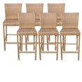 thumbnail image 1 of Laguna Tabourets de Bar en Osier pour Extérieur Caramel (Ensemble de 6), 1 of 2