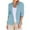 Light Blue, variant on Atogsazn Summer Linen Blazer for Women Casual Button 3/4 Sleeve Jackets Business Workout Top with Pockets Light Blue L