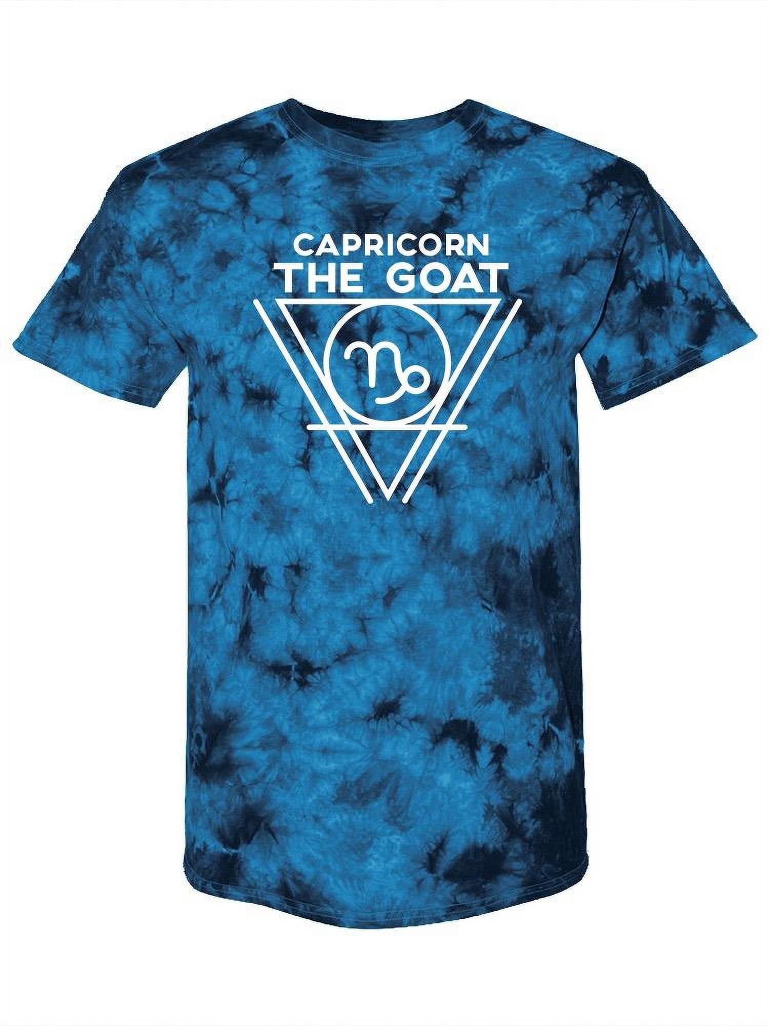 Capricorn The Goat Tie-Dye Crystal Men -Smartprints Designs, Male Large ...