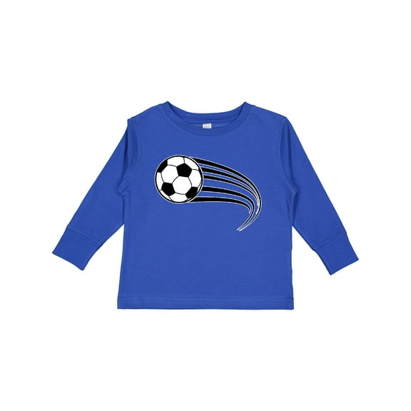Inktastic Soccer Ball Boys or Girls Long Sleeve Toddler T-Shirt