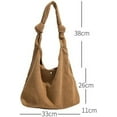 thumbnail image 5 of CoCopeaunts Womens Tote Bag Shoulder Bag Corduroy Messenger Bag Handbags Chic Hobo Bag Purses for Women School Shopping Travel, 5 of 5