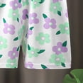 thumbnail image 5 of Gubotare Youth Shorts Boys Kids Toddler Boys Stretch Shorts Boys Cotton Solid Color Bottoms Cargo Shorts Joggers Boys Basketball Shorts 2T 3T (Light Purple,2-3 Years), 5 of 7