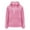 Pink, variant on QUNYINEY Long Sleeve Womens Oversized Sweatshirt Hooded Solid Fall Fashion Tops Pullover Loose Fit with Pockets Casual Womens Clothes