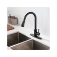 thumbnail image 3 of Single Handle Deck Mount Pull Out Sprayer Kitchen Faucet with Deckplate Included, 3 of 5